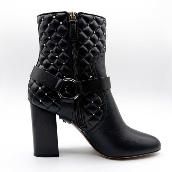 Brand New Valentino Garavani Rockstud Spike Heel Boot in Black Leather, Size 39 - Picture 8 of 11